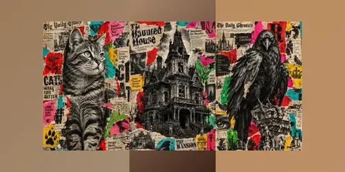 Newspaper Collage Art Generator generated by chatgpt-image