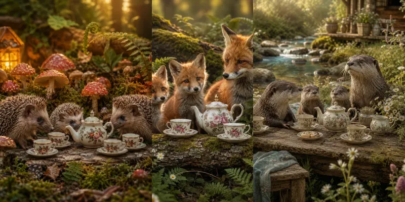 Woodland Tea Families generated by undefined