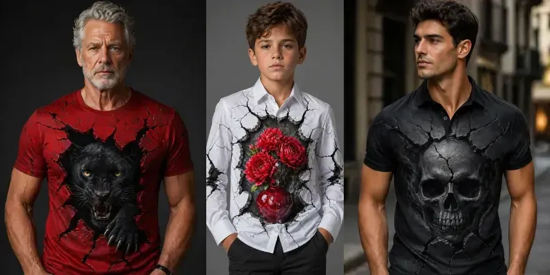 3d Breakout Clothing Mockups Pro generated by undefined