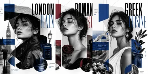 Editorial Collage Posters generated by chatgpt-image