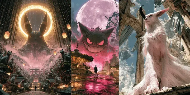 Dark Fantasy Creature Worlds generated by undefined