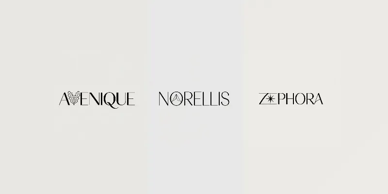 Premium Typographic Logos generated by undefined