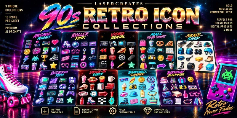 90s Retro Icon Collections