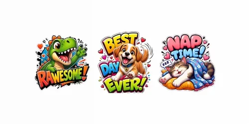 Comic Mascot System Kits generated by chatgpt-image