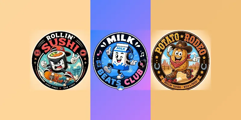 Goofy Mascot Badge Logos Sets generated by undefined