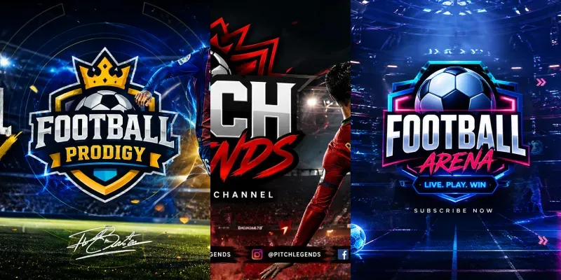 Epic Football YouTube Banners generated by undefined