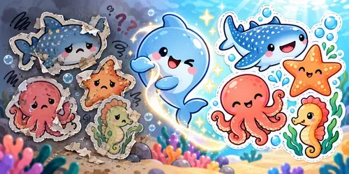 Kawaii Word Learning Sticker Cliparts generated by chatgpt-image