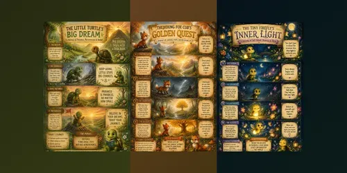 Inspirational Storybook Journey Posters generated by chatgpt-image