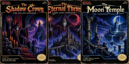 8bit RPG Cartridge Cover Generator generated by chatgpt-image