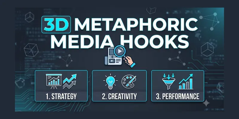 3D Metaphoric Digital Media Hooks generated by undefined