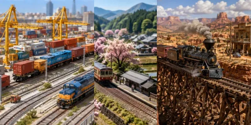 Miniature Railway Diorama Designers generated by undefined