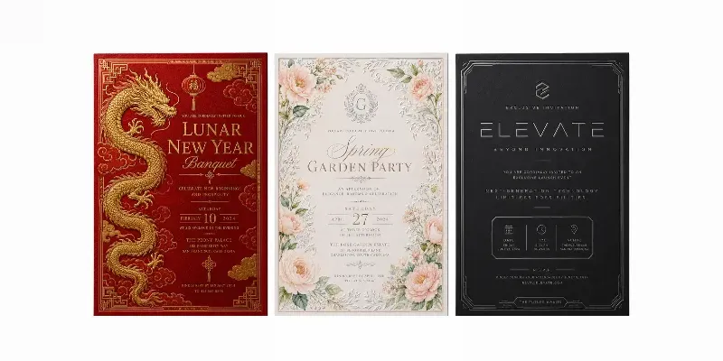 Invitation Card Designs generated by undefined