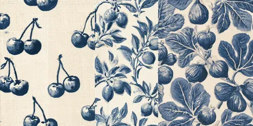 Rustic Cottagecore Orchard Fruit Patterns generated by midjourney