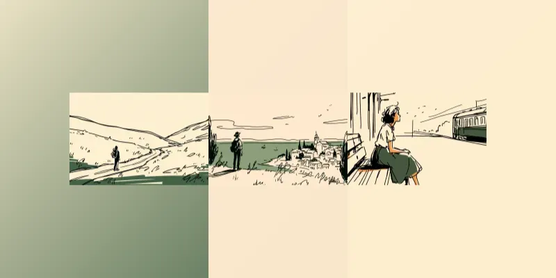 Minimal Editorial Line Scenes generated by undefined
