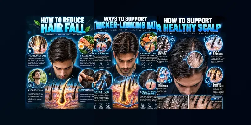 Hair Care Health Infographics