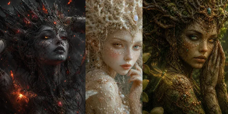 Ethereal Beings Unveiled generated by undefined