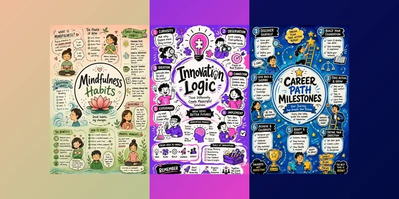 Visual Sketchnote Infographic Posters generated by undefined