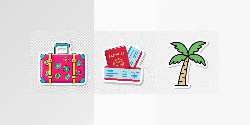 Cute Travel Stickers generated by undefined