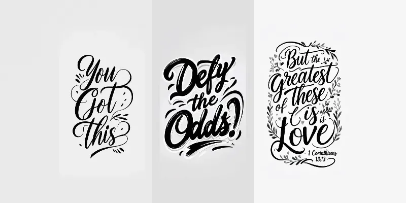 Handlettered Quote Art generated by undefined