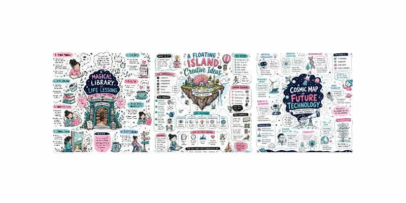 Whimsical Visual Thinking Infographics generated by undefined