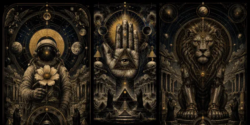 Vintage Conspiracy Engraving Generator generated by undefined