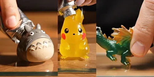 ASMR Jelly Animals Templates generated by veo