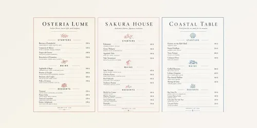 Restaurant Menu Poster Generator generated by chatgpt-image
