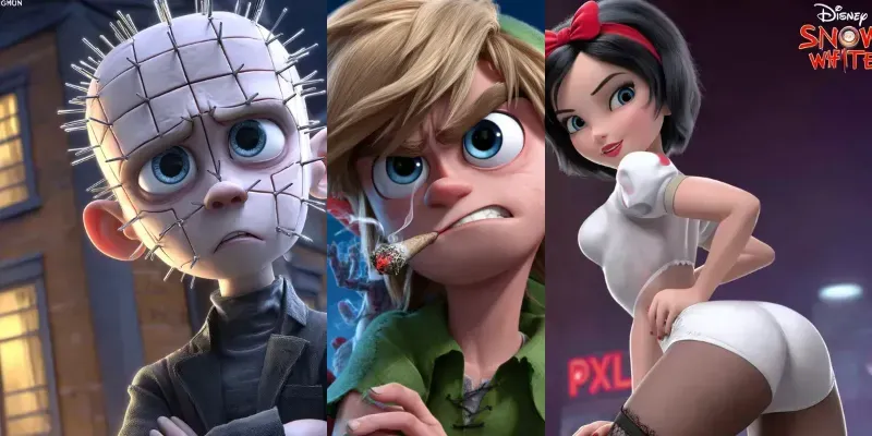 Movie Posters Of Pixar Animated Films generated by undefined