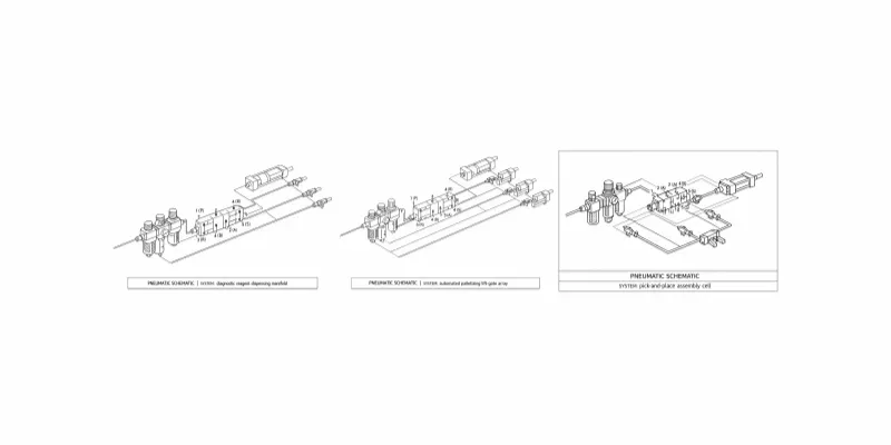 Pneumatic Logic Schematics Iso 12192 generated by undefined