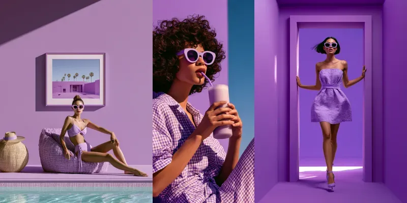 Bold Lilac Summer Premium Lifestyles generated by undefined
