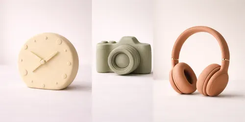 Minimalist Everyday Objects In Clay generated by chatgpt-image