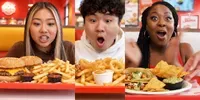 Fast Food Reaction And Mukbang Videos veo prompt mini thumbnail