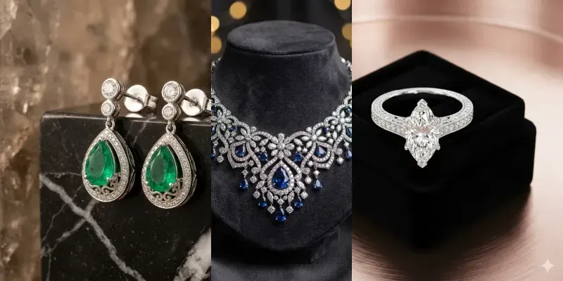 Luxury Jewelry Product Photography generated by undefined