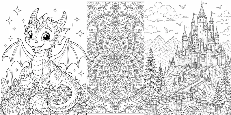 Coloring Book Page Generator generated by undefined