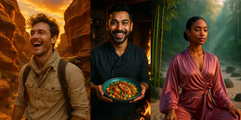 Vibrant Influence Portraits generated by undefined