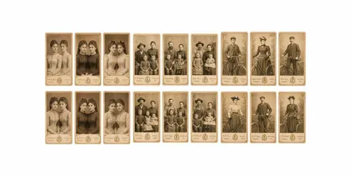 Cabinet Card Portrait Ephemera generated by chatgpt-image