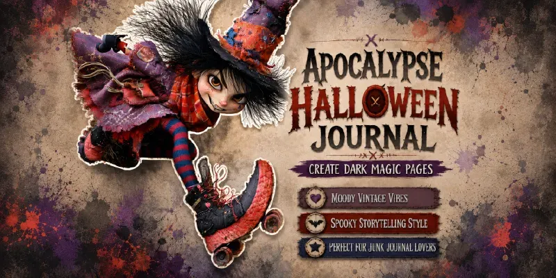 Halloween Apocalyptic Junk Journals generated by undefined