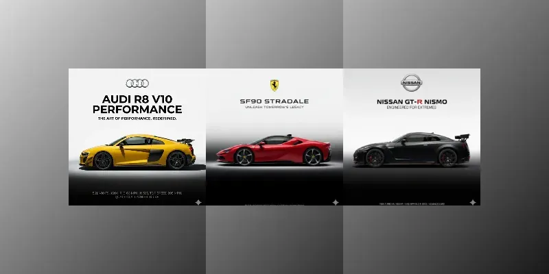 High Performance Sports Car Illustrations generated by undefined