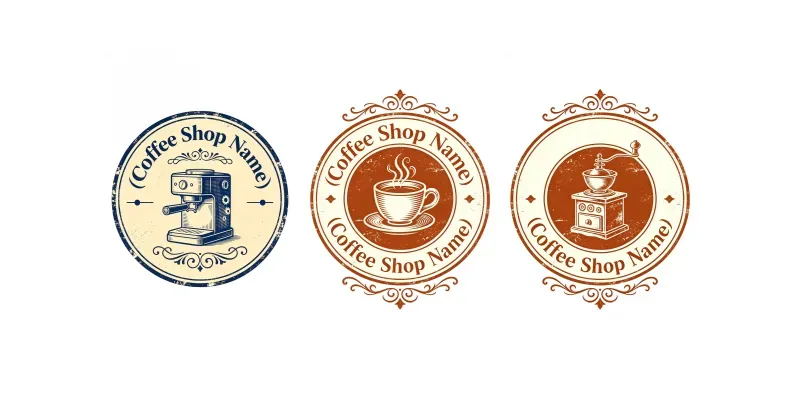 Vintage Artisan Coffee Logos generated by undefined