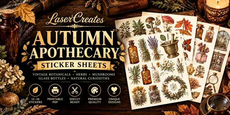 Autumn Apothecary Sticker Sheets