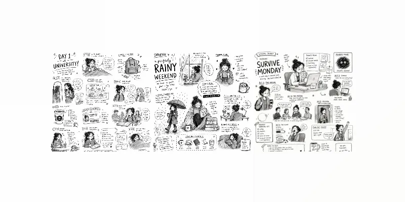 Whimsical Visual Diary Sketchbooks generated by undefined