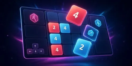 Neon 2048 Fusion Game Builder generated by codex