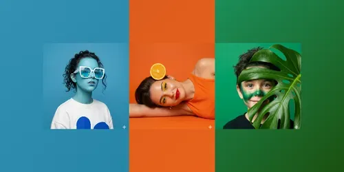 Playful Minimalist Fashion Photography generated by gemini-image