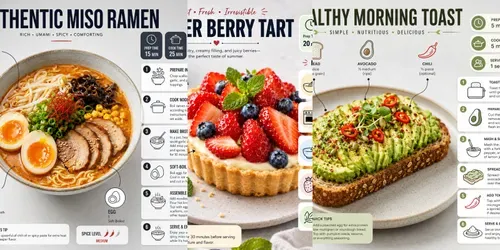 Pro Recipe Infographic Creators generated by chatgpt-image