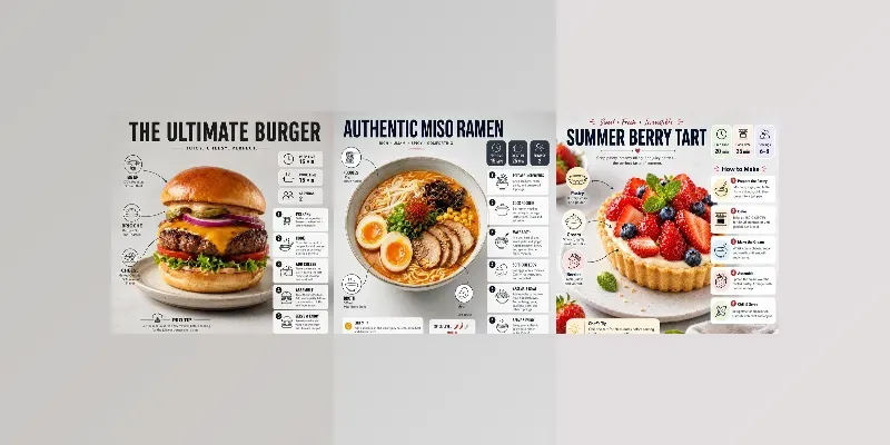 Pro Recipe Infographic Creators generated by undefined