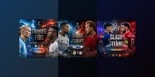 Epic Football Rivalry Posters generated by chatgpt-image