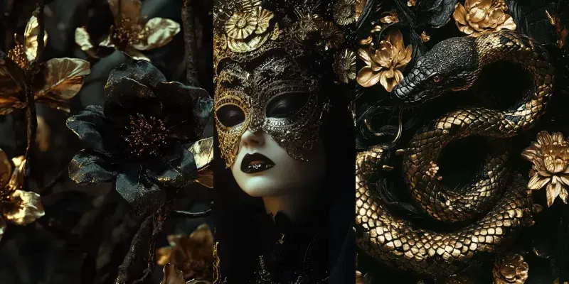 Dark Baroque Fantasy Art generated by undefined