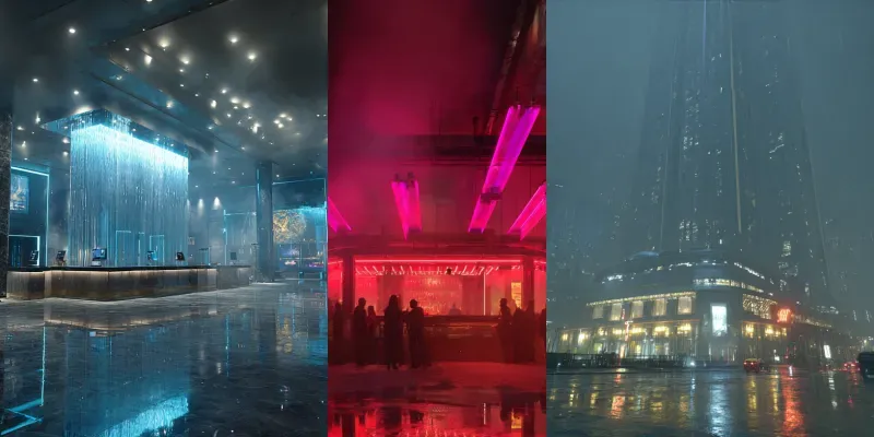 Cyberpunk City Environment Generator generated by undefined