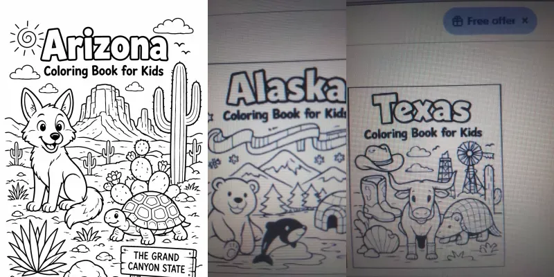 Kids Coloring Book Cover Generator generated by undefined