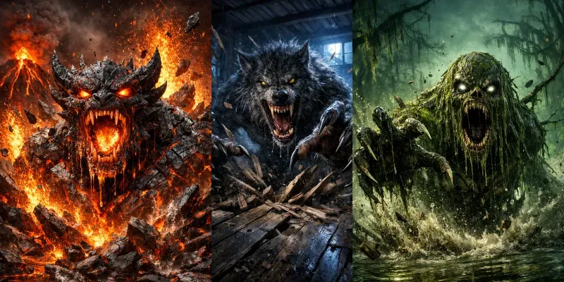 Monster Breakout Scenes generated by undefined